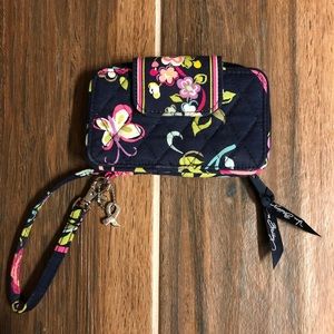 Never Used Vera Bradley Wristlet, Ribbons